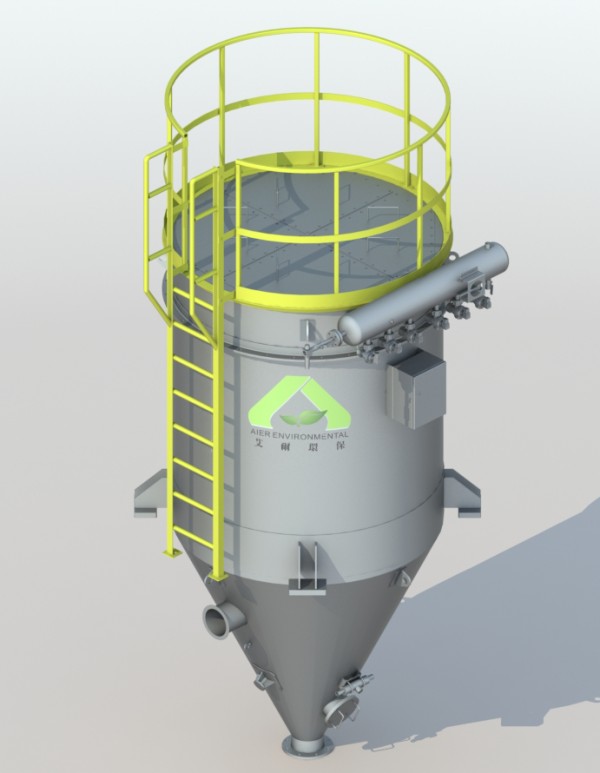 Round bag dust collector
